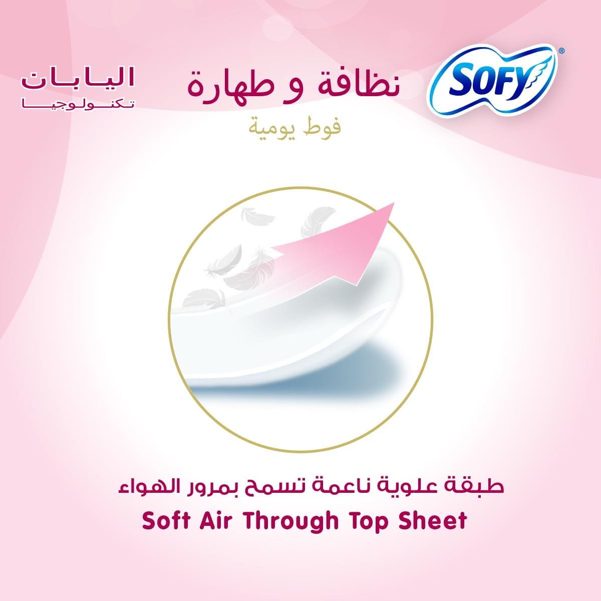 SOFY Clean & Pure Panty Liner, 190 mm, Long, Unscented, Pack 72 Panty Liners