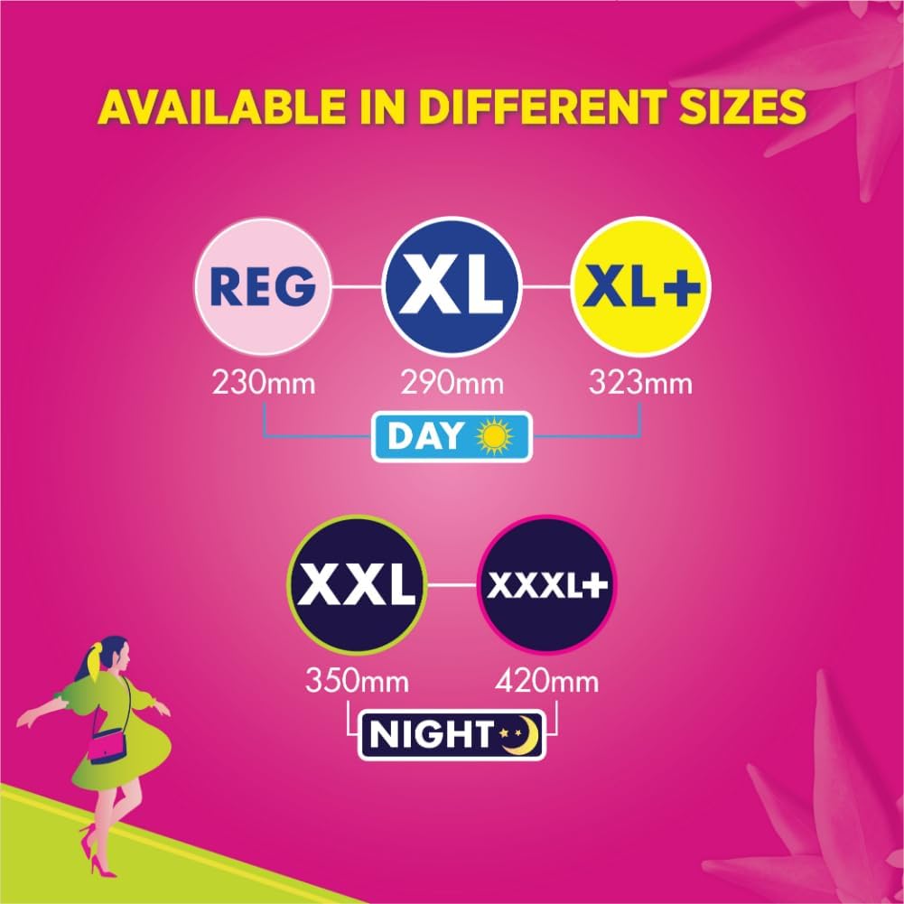 Sofy 99.9% Sanitary Pads - 44 Pads (Super XL Plus) - 323mm