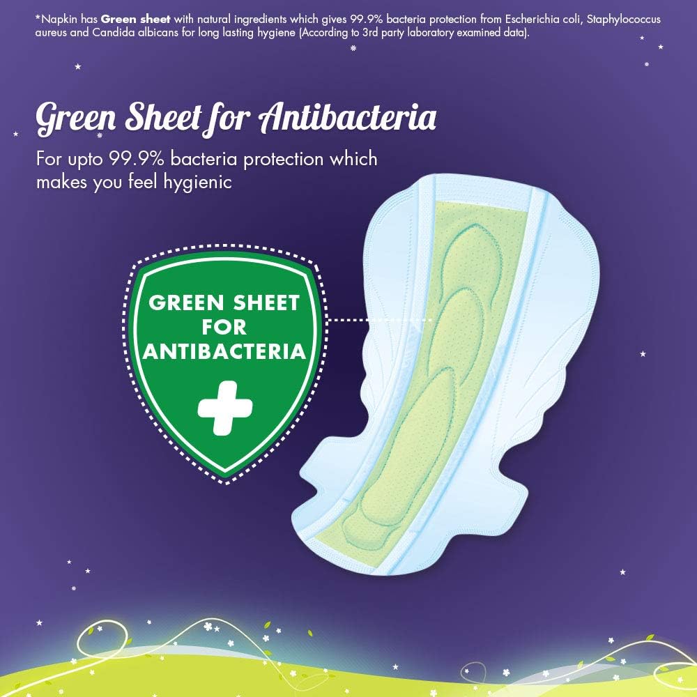 Sofy Anti Bacteria Overnight Sanitary Napkins - XXL (20 Pieces)