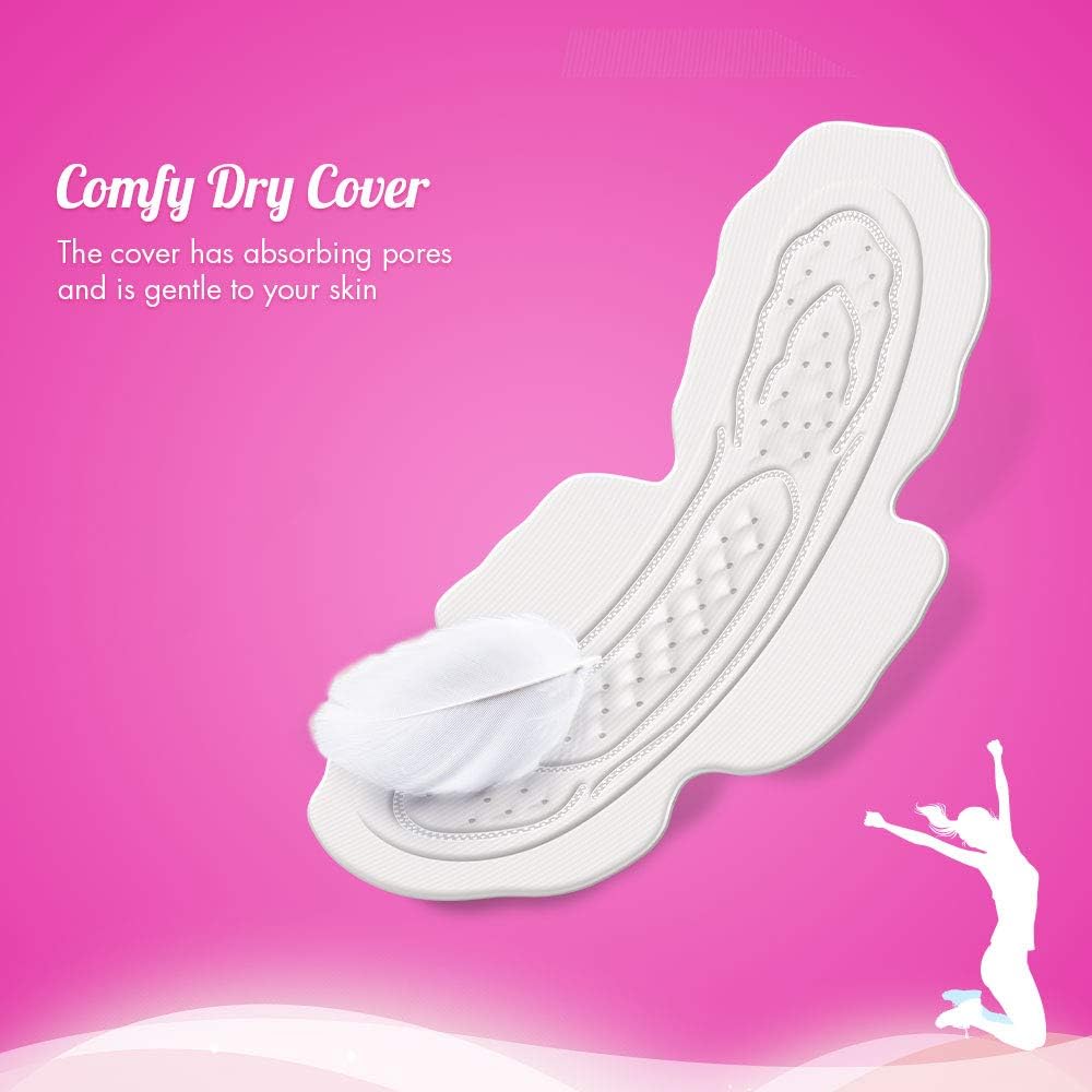 Sofy Bodyfit Sanitary Pads - XL+60mm long, Pack of 18