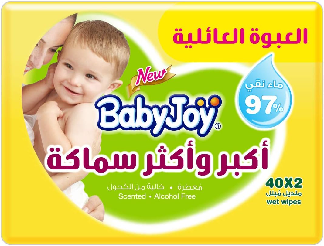 Babyjoy Thick And Large, 3X40, 120 Baby Wet Wipes