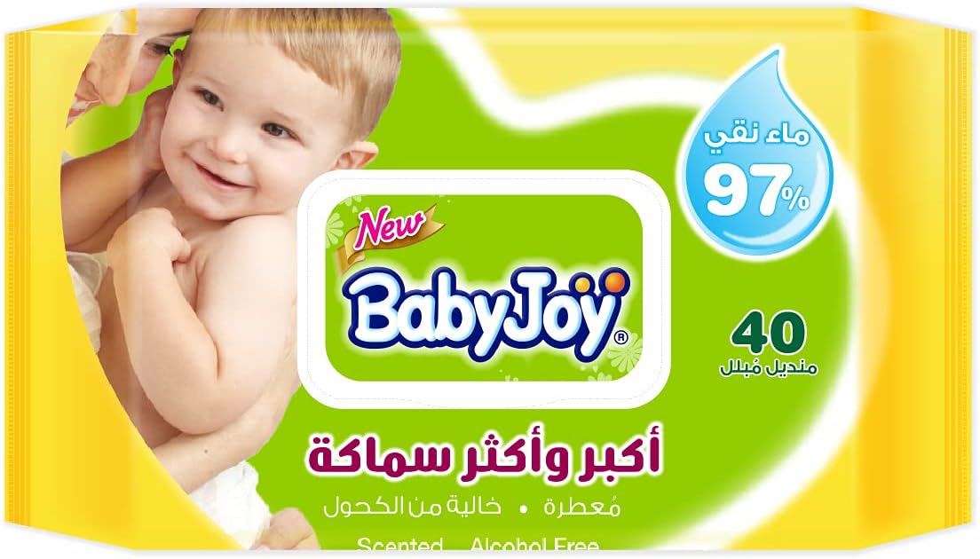 Babyjoy Thick And Large, 3X40, 120 Baby Wet Wipes